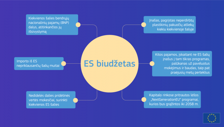 Infografikas: iš kur gaunami pinigai? 